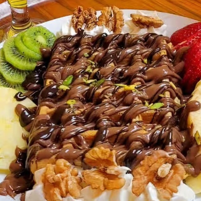 Waffle fruity.