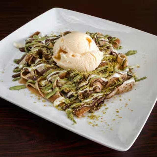 Fettuccine crepe.