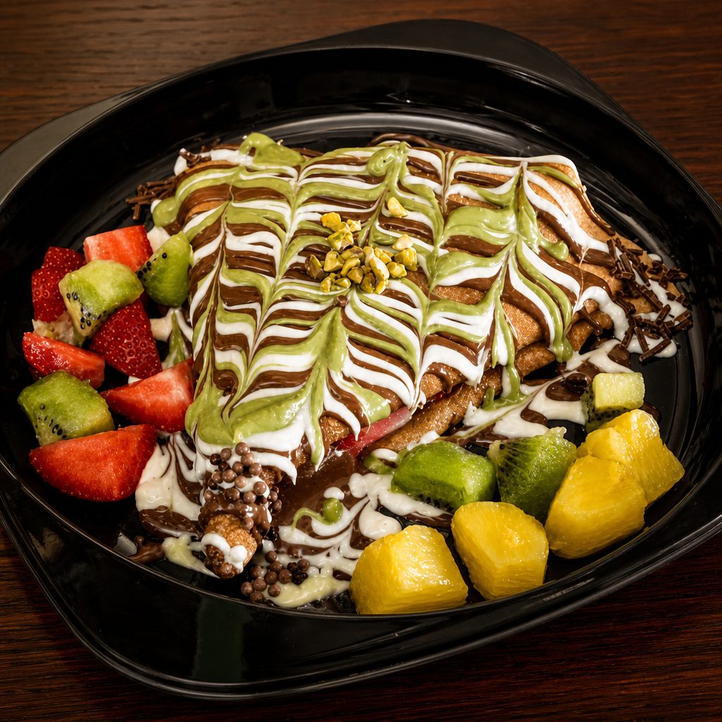 Crepe fruity.